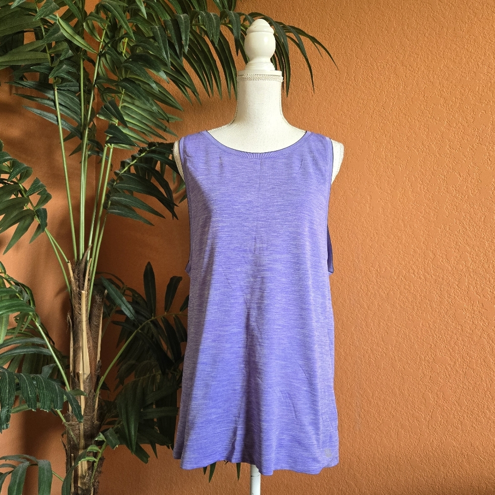3/$25 VSX Victoria's Secret Sport Tank Top Activewear Large Purple Stretch Yoga